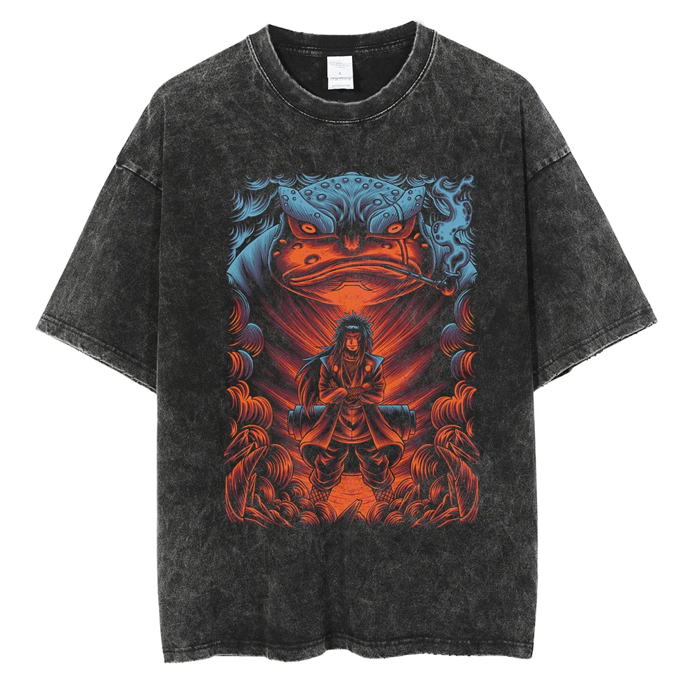 Harajuku Streetwear Vintage T-Shirt Japanese Anime Naruto Oversize T Shirt Washed Black Tshirt Men Summer Cotton Top Tees
Harajuku Streetwear Vintage T-Shirt Japanese Anime Naruto Oversize T Shirt Washed Black Tshirt Men Summer Cotton Top Tees