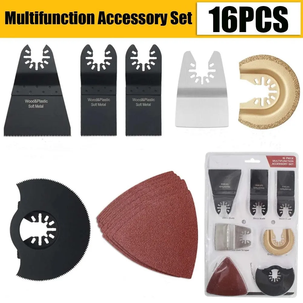 16Pcs Oscillating Multitool Saw Blade Quick-release Japan-tooth Renovator Trimmer Blade For Fein Dewalt Black & Decker Ryobi
16Pcs Oscillating Multitool Saw Blade Quick-release Japan-tooth Renovator Trimmer Blade For Fein Dewalt Black & Decker Ryobi