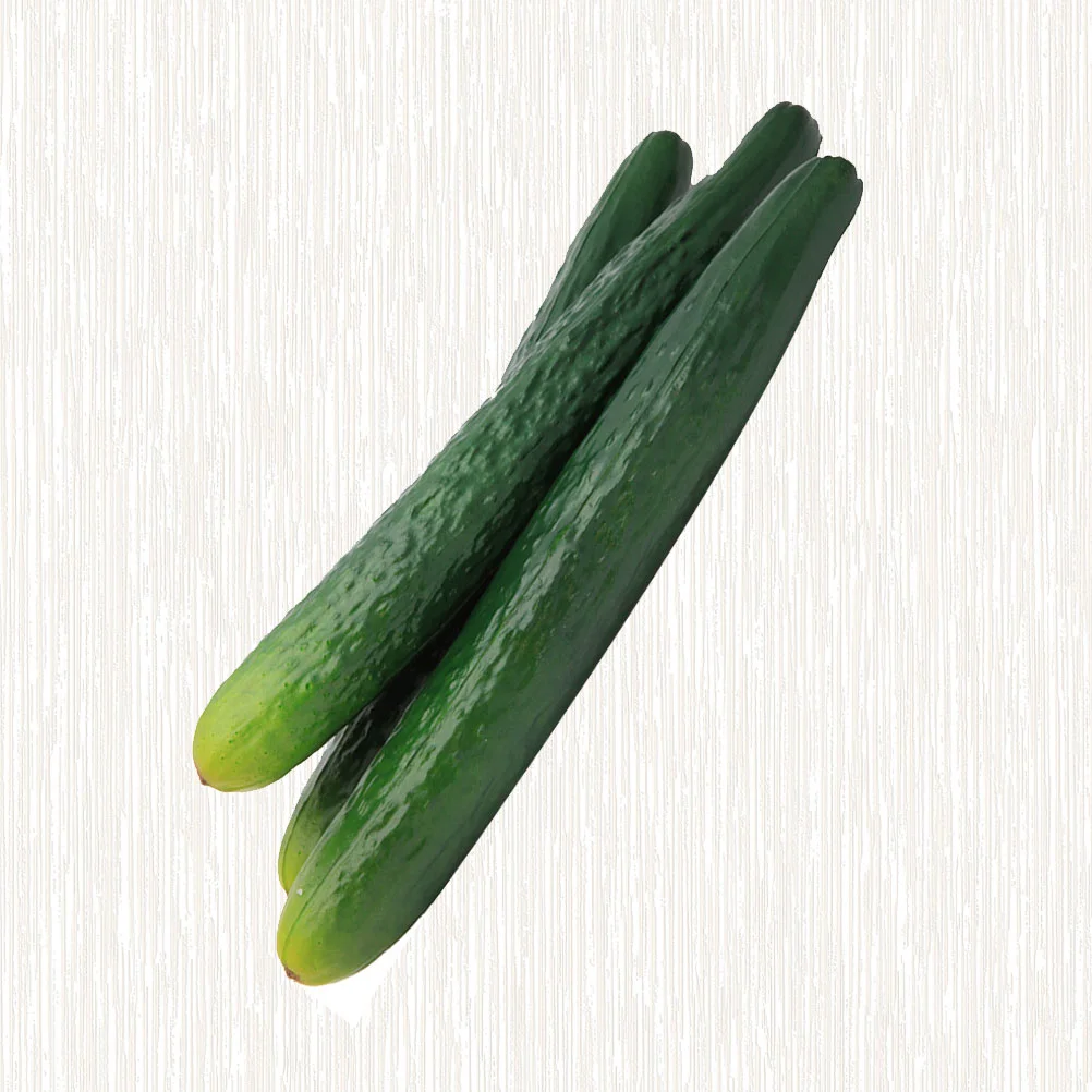 3Pcs Plastic Cucumber Ornaments Simulation Vegetable Decors Lifelike Cucumber Models Photo Props
3Pcs Plastic Cucumber Ornaments Simulation Vegetable Decors Lifelike Cucumber Models Photo Props