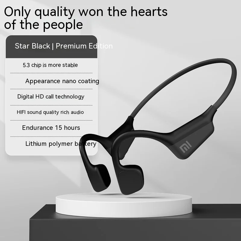XIAOMI Bone Conduction Neckband Wireless Earphones A20 Mijia Bluetooth Headphones Sports Over Ear Headset With Mic Stereo Earbud
XIAOMI Bone Conduction Neckband Wireless Earphones A20 Mijia Bluetooth Headphones Sports Over Ear Headset With Mic Stereo Earbud