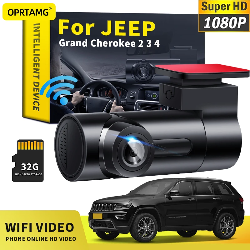 OPRTAMG Car Dashcam Car DVR MSC 1080P HD Camera WiFi dash cam draadloos For JEEP Grand Cherokee 2 3 4 1994-2019 2020 2021 2022
OPRTAMG Car Dashcam Car DVR MSC 1080P HD Camera WiFi dash cam draadloos For JEEP Grand Cherokee 2 3 4 1994-2019 2020 2021 2022
