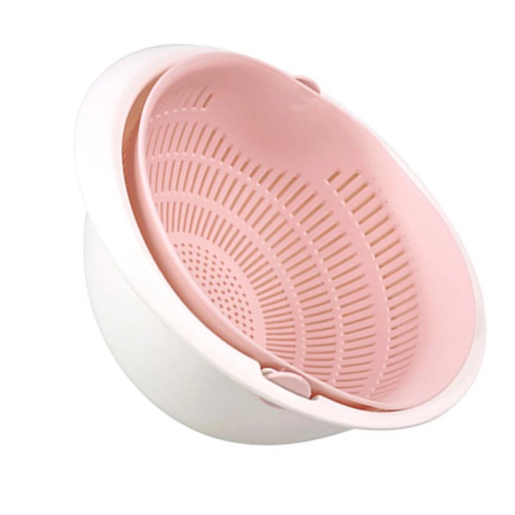 Household Plastic Spin Fruit Bowl Double-Layer Wash Fruit Drain Basket Vegetables Drainage Sieve
Household Plastic Spin Fruit Bowl Double-Layer Wash Fruit Drain Basket Vegetables Drainage Sieve