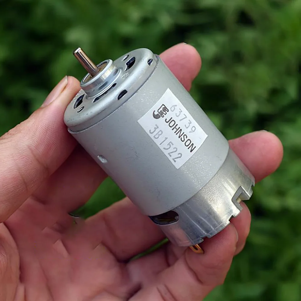 Original Johnson 550 DC Motor 12V 14.4V 18V 18200 RPM - 27200 RPM High Speed High Torque Garden Tool Electric Drill Motor
Original Johnson 550 DC Motor 12V 14.4V 18V 18200 RPM - 27200 RPM High Speed High Torque Garden Tool Electric Drill Motor