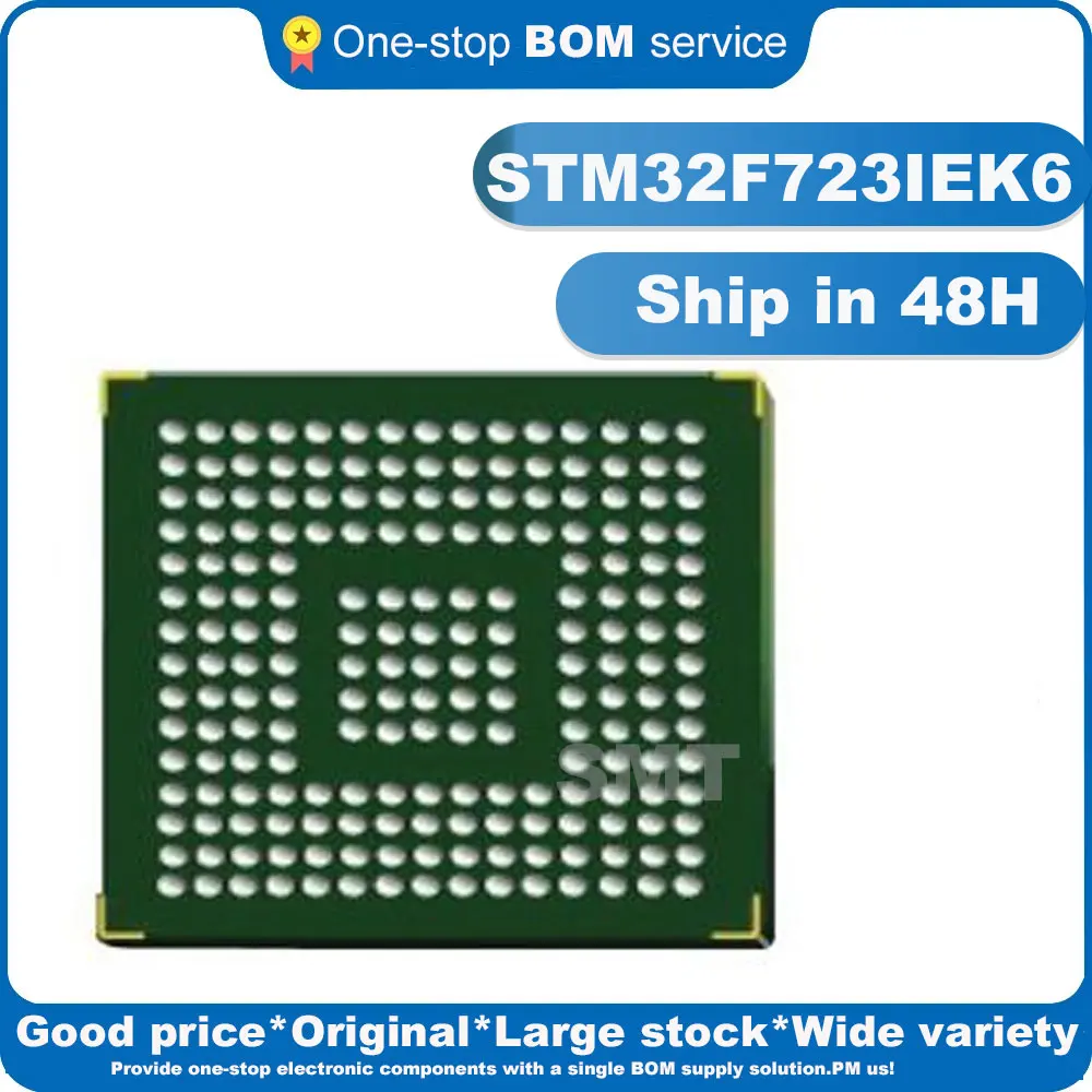 STM32F723IEK6 New Original Electronic Component IC MCU 32BIT 512KB FLSH 176UFBGA,ARM Microcontrollers - MCU,1PCS
STM32F723IEK6 New Original Electronic Component IC MCU 32BIT 512KB FLSH 176UFBGA,ARM Microcontrollers - MCU,1PCS