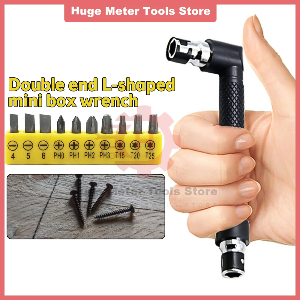 1/4 "1/4 мм Отвертка Инструмент Многофункциональная двойная головка L-образная мини торцевой ключ Отвертка набор сверл деревообрабатывающий и...
1/4 "1/4 мм Отвертка Инструмент Многофункциональная двойная головка L-образная мини торцевой ключ Отвертка набор сверл деревообрабатывающий и...