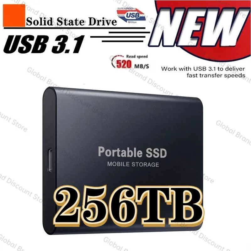 2023 New High-speed External Hard Drive 2TB 8TB 256TB USB3.1 SSD 2.5 Inch Portable SSD 16TB 64TB Hard Disk Disco duro for Laptop
2023 New High-speed External Hard Drive 2TB 8TB 256TB USB3.1 SSD 2.5 Inch Portable SSD 16TB 64TB Hard Disk Disco duro for Laptop