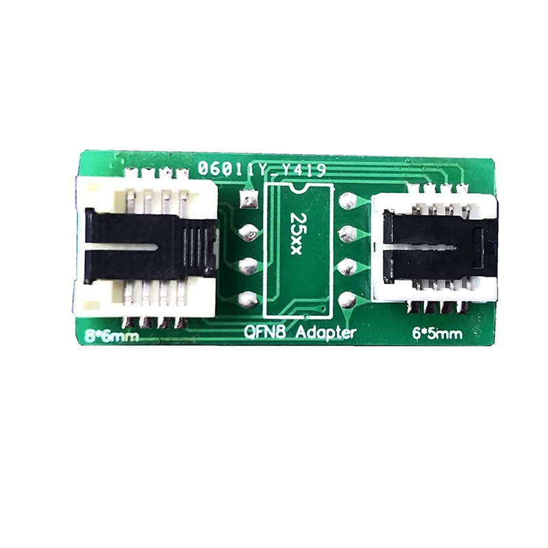 QFN8 /WSON8/MLF8/MLP8/DFN8 TO DIP8 Universal Two-In-One Socket/Adapter for Both 6X5MM and 8X6MM Chips
QFN8 /WSON8/MLF8/MLP8/DFN8 TO DIP8 Universal Two-In-One Socket/Adapter for Both 6X5MM and 8X6MM Chips