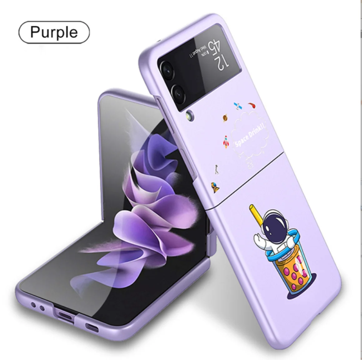 Matte Ultra Slim Phone Case with Cartoon Astronaut Print for Samsung Galaxy Z Flip 3 Hard PC Anti-fingerprint Protection Cover
Matte Ultra Slim Phone Case with Cartoon Astronaut Print for Samsung Galaxy Z Flip 3 Hard PC Anti-fingerprint Protection Cover