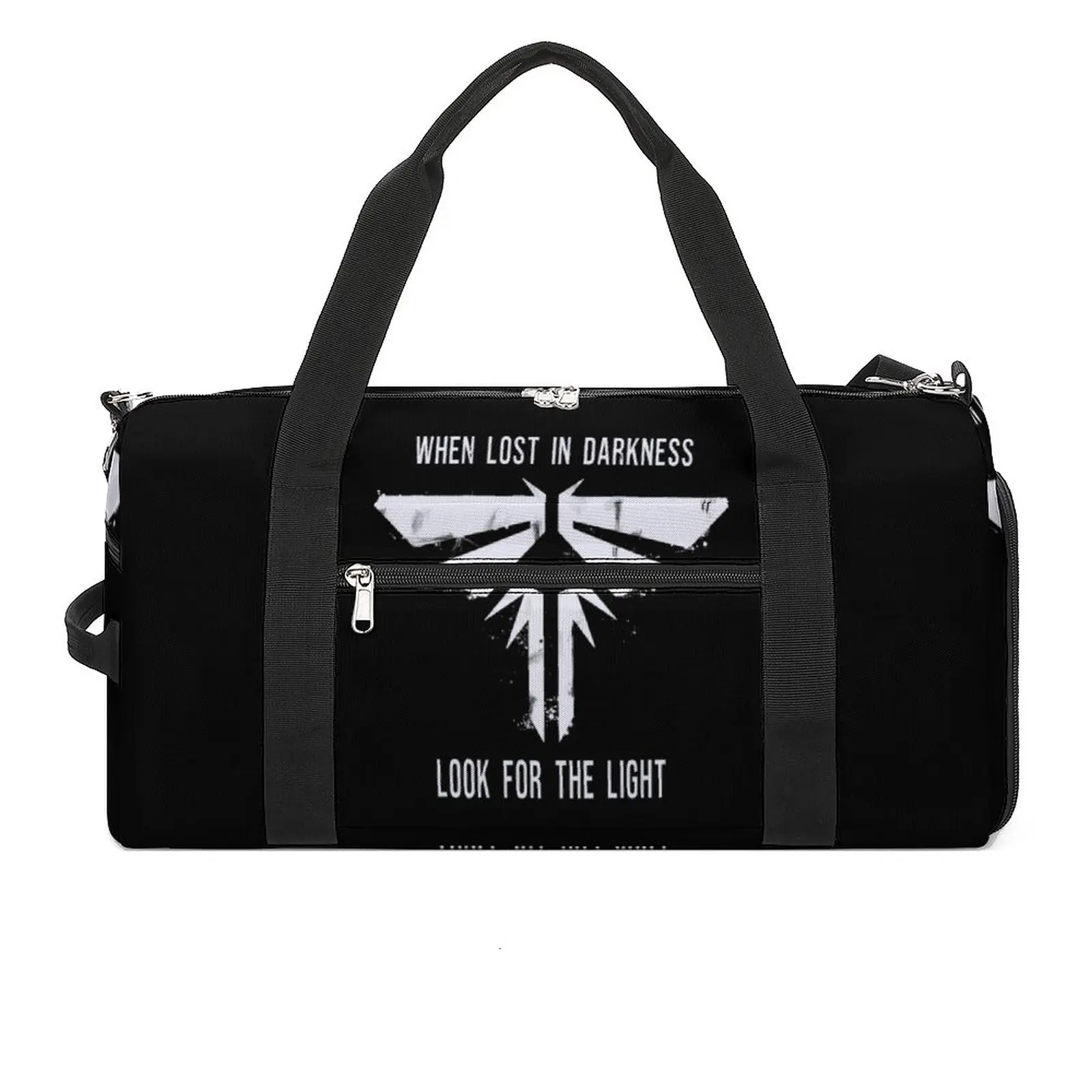 

Gym Bag When Lost In Darkness Look For The Light Sports Bag Gym Accessories Fireflies Men's Oxford Handbag Luggage Fitness Bag