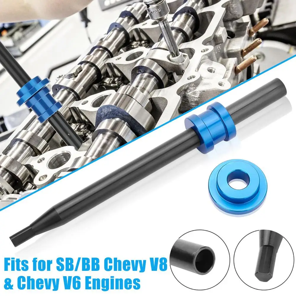 

Car Oil Pump Primer Tool Big Small Block Thick Stem Design Replacement Parts Compatible for Chevrolet V6 V8 SBC 350 BBC 454