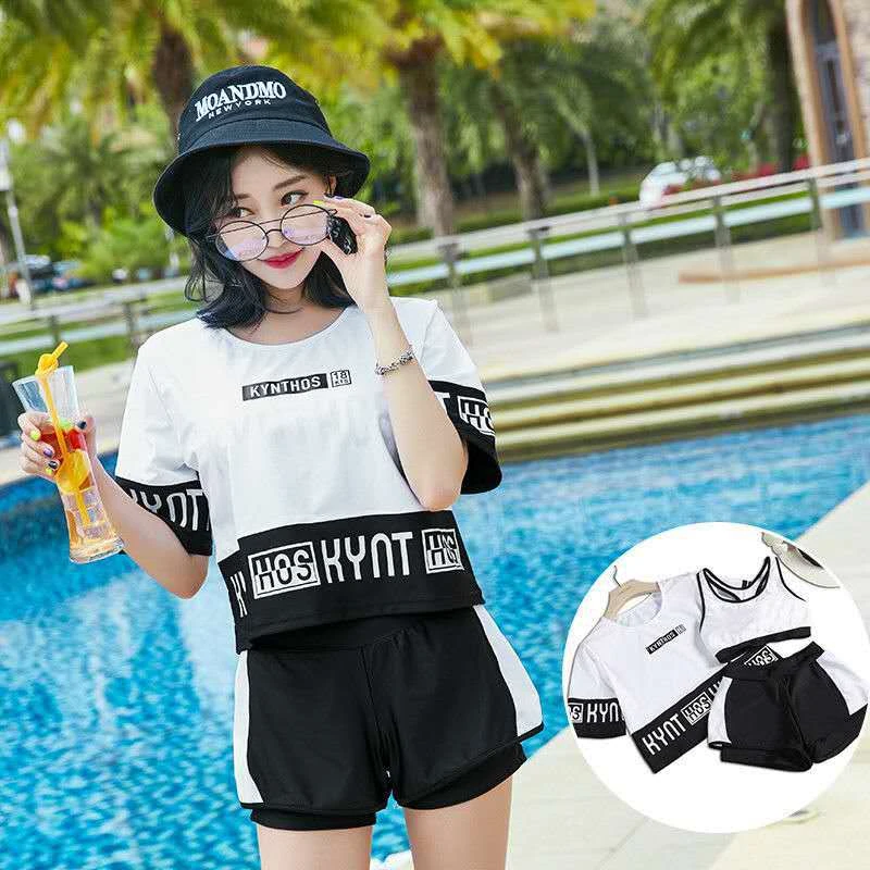 New Women Split Three Piece Swimsuit Bikini Top Sexy Lingerie Set Conservative Hot Spring Swimming Bathing Suit Ladies Panties
New Women Split Three Piece Swimsuit Bikini Top Sexy Lingerie Set Conservative Hot Spring Swimming Bathing Suit Ladies Panties