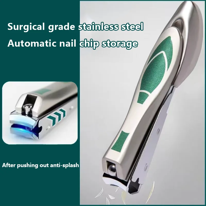 New Large Nail Anti-splash Clippers Stainless Steel Clippers Nail Clippers Professional Nail Tools Embedded Widening Diagonal
New Large Nail Anti-splash Clippers Stainless Steel Clippers Nail Clippers Professional Nail Tools Embedded Widening Diagonal