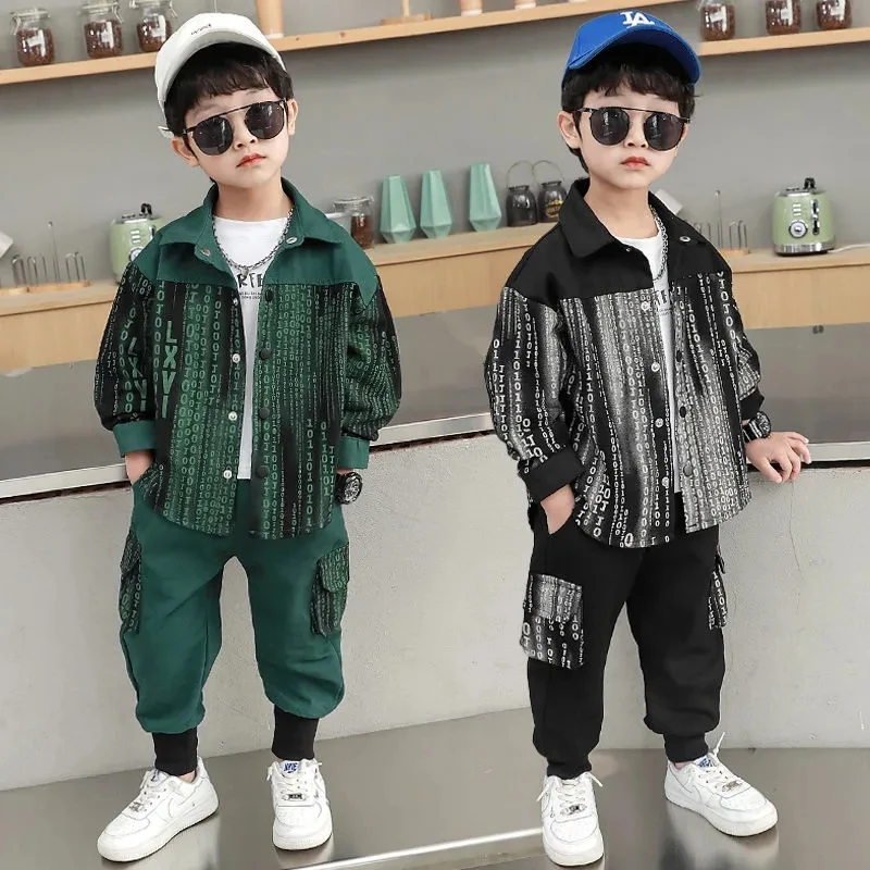 New Children Clothing Toddler Boy Costume Fashion Letter Print jacket Shirt Pants 2Pcs Outfit Autumn Spring Kids Boy Clothes Set
New Children Clothing Toddler Boy Costume Fashion Letter Print jacket Shirt Pants 2Pcs Outfit Autumn Spring Kids Boy Clothes Set