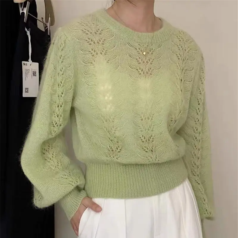 Limiguyue Мягкие вязаные свитера свободные ажурные короткие кардиганы женские мягкие мохеровые пуловеры с рукавами-фонариками повседневные зе...
Limiguyue Мягкие вязаные свитера свободные ажурные короткие кардиганы женские мягкие мохеровые пуловеры с рукавами-фонариками повседневные зе...