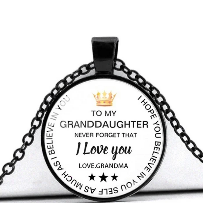 Hot Fashion To My Granddaughter ...love Grandma Time Gemstone Necklace Handmade Family Gift Christmas Gift Graduation Gift
Hot Fashion To My Granddaughter ...love Grandma Time Gemstone Necklace Handmade Family Gift Christmas Gift Graduation Gift