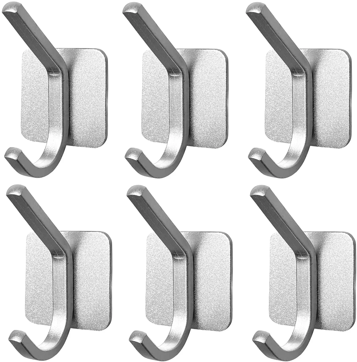 6pc Stainless Steel Silver Adhesive Hooks Heavy Duty Wall Waterproof Stainless steelGreat for bathroom living room bedroom 
6pc Stainless Steel Silver Adhesive Hooks Heavy Duty Wall Waterproof Stainless steelGreat for bathroom living room bedroom