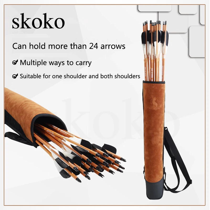 2022 New Leather Back Quiver Outdoor Archery Beauty Hunting Bow And Arrow Traditional Quiver One Shoulder And Shoulders
2022 New Leather Back Quiver Outdoor Archery Beauty Hunting Bow And Arrow Traditional Quiver One Shoulder And Shoulders