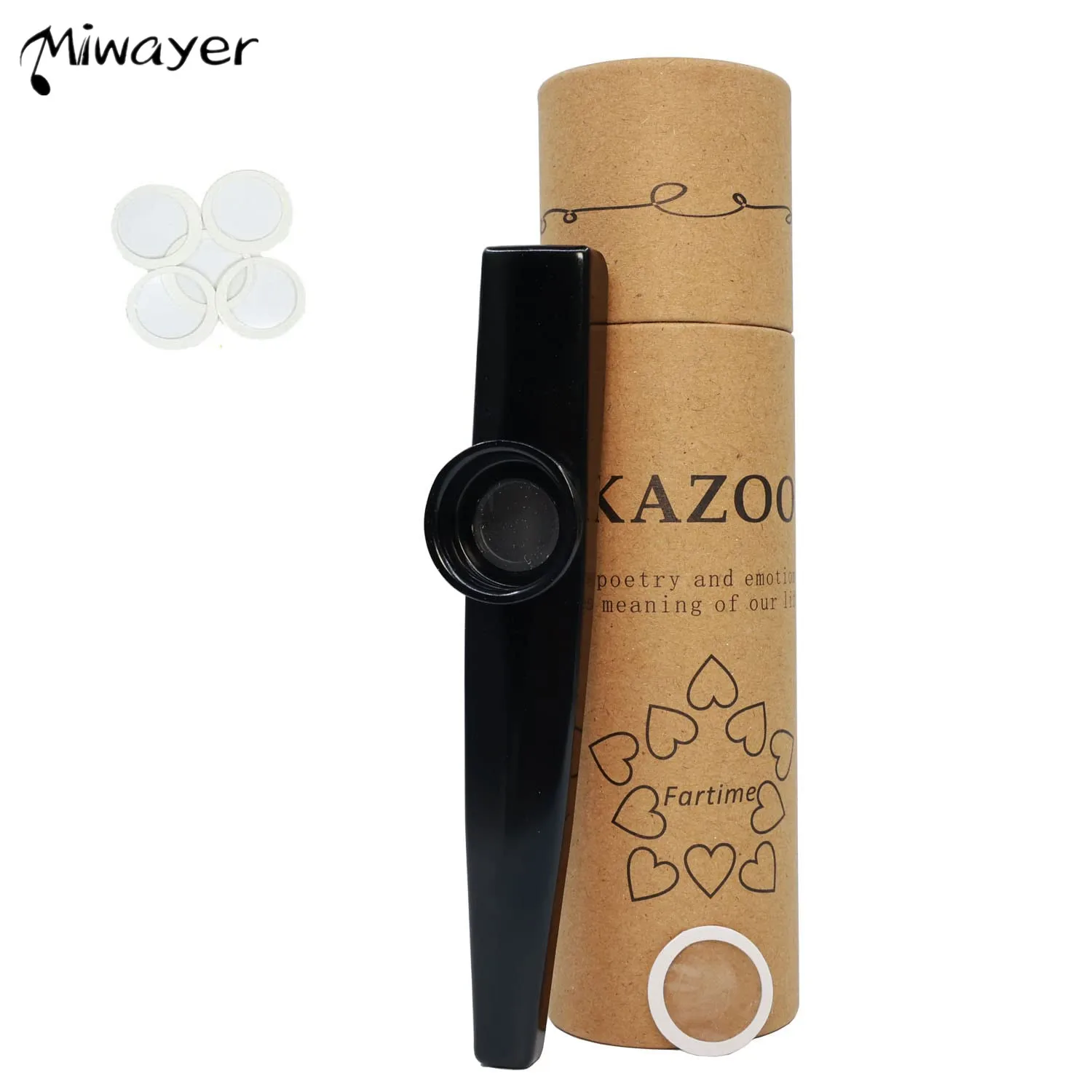Miwayer Exquisite Aluminum Alloy Kazoo With 5 Kazoo Flute Diaphragms And A Beautiful Gift Box-Musical Instruments.
Miwayer Exquisite Aluminum Alloy Kazoo With 5 Kazoo Flute Diaphragms And A Beautiful Gift Box-Musical Instruments.