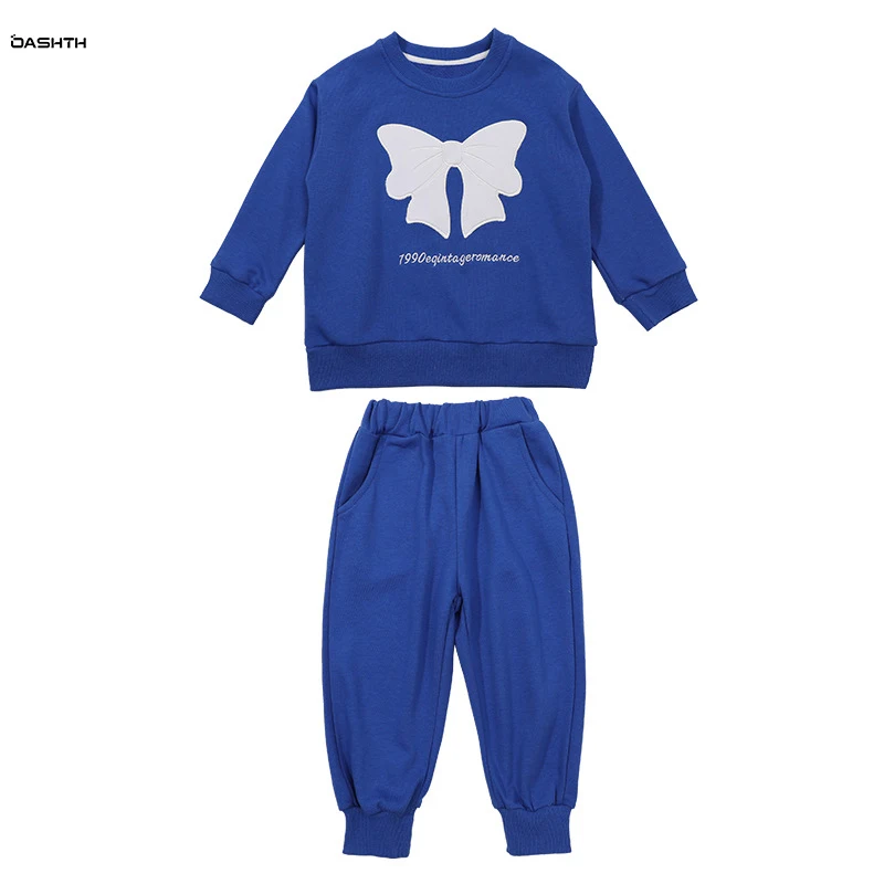 OASHTH Girls suit spring and autumn new children's clothing bow print girl baby casual two-piece set
OASHTH Girls suit spring and autumn new children's clothing bow print girl baby casual two-piece set