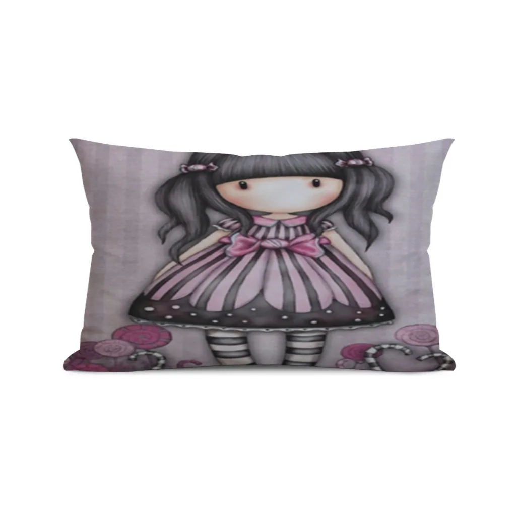 

little-girls-Rectangular Cushion Cover 30x50 Polyester Pillowcase Decorative Sofa Cushions Pillowcover Home Decor Pillow Cases