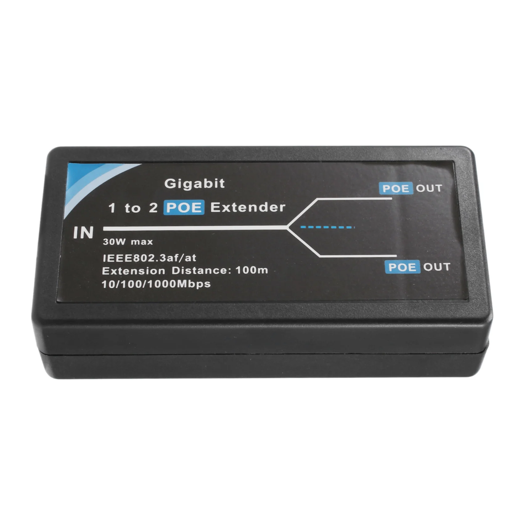 2 Port POE Extender 10/100/1000Mbps Gigabit POE Extender with IEEE 802.3Af Standard Input / Output
2 Port POE Extender 10/100/1000Mbps Gigabit POE Extender with IEEE 802.3Af Standard Input / Output