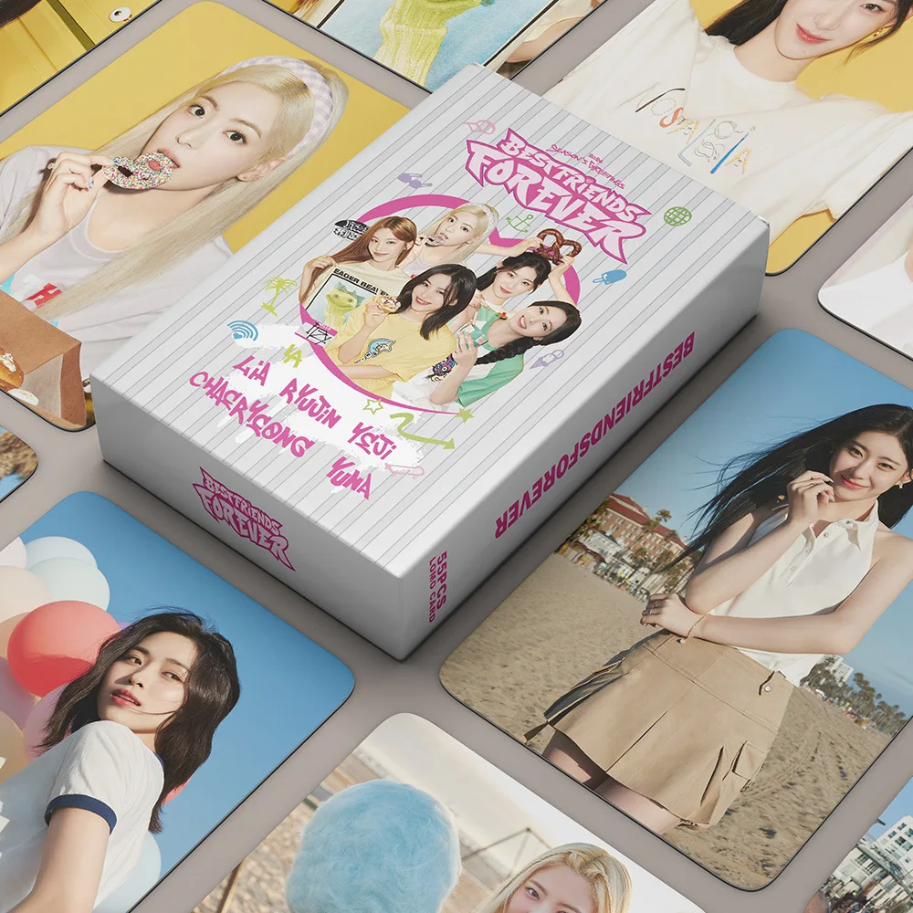 55 шт. Kpop ITZY LOMO открытки творческая личность изысканный постер коллекция корейской моды групповая фотооткрытка Поклонники подарки
55 шт. Kpop ITZY LOMO открытки творческая личность изысканный постер коллекция корейской моды групповая фотооткрытка Поклонники подарки