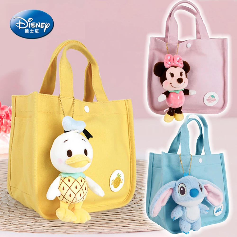 Disney New Children's Cartoon Handbags For Girls Lovely Plush Minnie Stitch Donald Doll Bags Kids Fashion Canvas Shoulder Bag
Disney New Children's Cartoon Handbags For Girls Lovely Plush Minnie Stitch Donald Doll Bags Kids Fashion Canvas Shoulder Bag