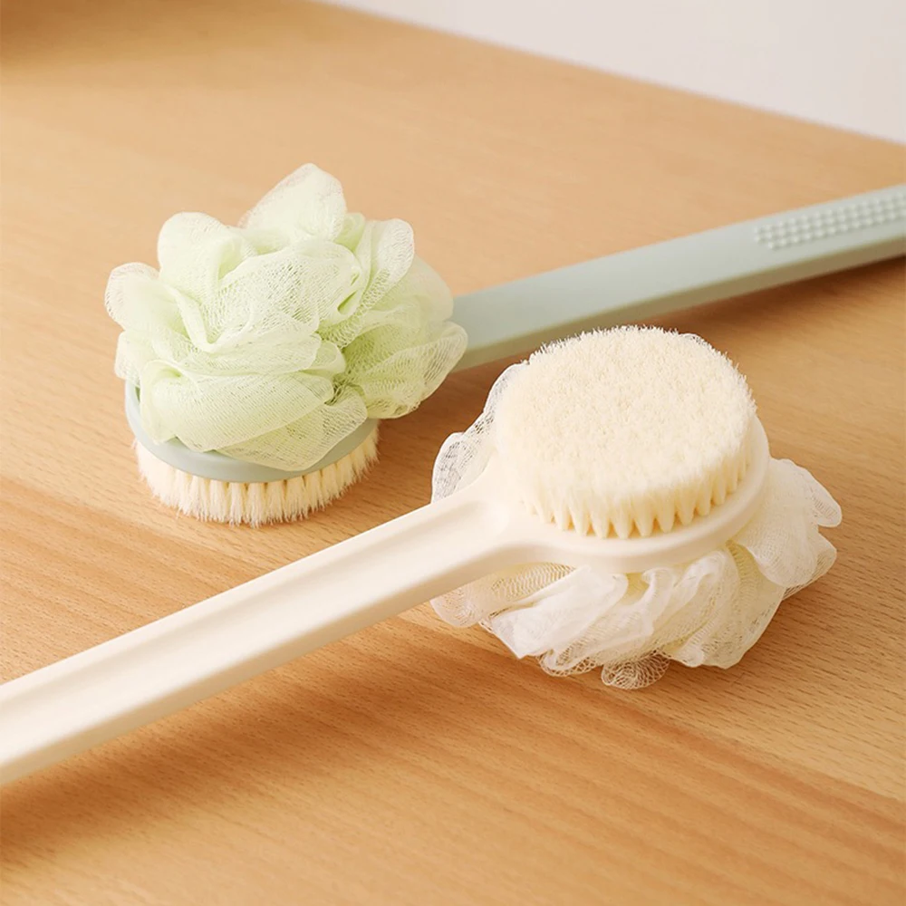 Double-sided Bath Brush Bath Ball Dual-use Rubbing Back Artifact Long Handle Rubbing Mud Soft-haired Rubbing Back Rubbing Towel
Double-sided Bath Brush Bath Ball Dual-use Rubbing Back Artifact Long Handle Rubbing Mud Soft-haired Rubbing Back Rubbing Towel