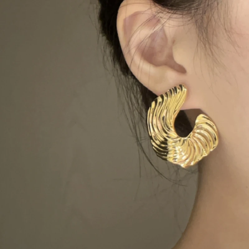 Modern Jewelry 925 Silver Needle Cool Design Metallic Geometric Metal Earrings For Women Female Gift Hot Sale Dropshipping
Modern Jewelry 925 Silver Needle Cool Design Metallic Geometric Metal Earrings For Women Female Gift Hot Sale Dropshipping
