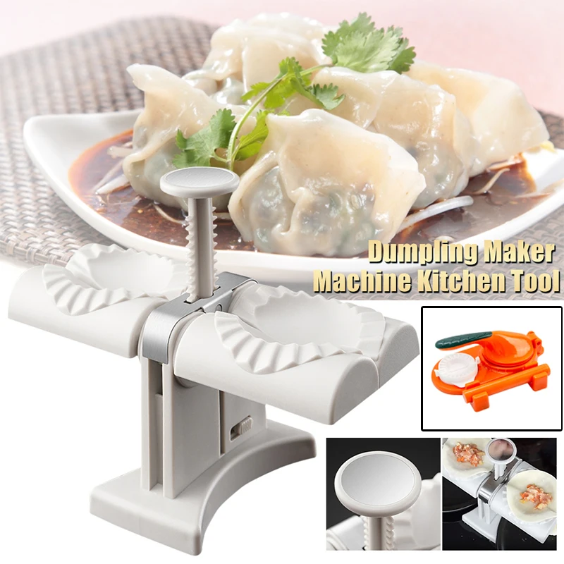 1Pc Fully Automatic Dumpling Machine Double Head Press Dumplings Mold DIY Empanadas Ravioli Mould Kitchen Gadget Accessories
1Pc Fully Automatic Dumpling Machine Double Head Press Dumplings Mold DIY Empanadas Ravioli Mould Kitchen Gadget Accessories