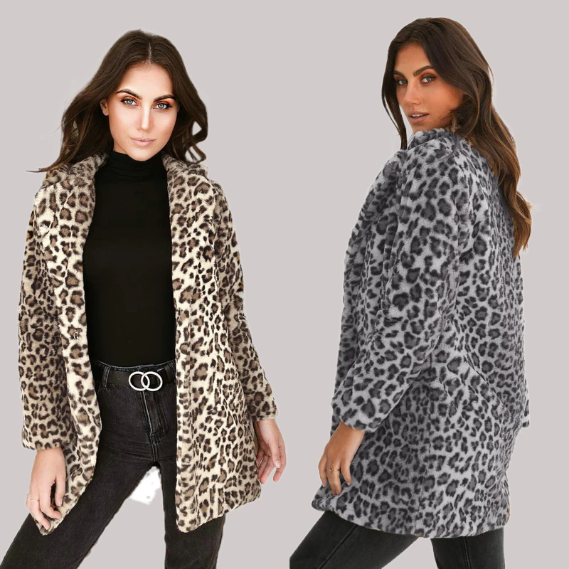 Winter Leopard Print Jacket Women's Stand collar Warm Parkas Outwear 2022 New Autumn Winter Korean Female Loose Faux Fur Coats
Winter Leopard Print Jacket Women's Stand collar Warm Parkas Outwear 2022 New Autumn Winter Korean Female Loose Faux Fur Coats