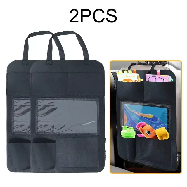Car Backseat Organizer with Touch Screen Tablet Holder Storage Kick Pad Cover Car Rear Seat Back Protectors for Trip Kids Travel
Car Backseat Organizer with Touch Screen Tablet Holder Storage Kick Pad Cover Car Rear Seat Back Protectors for Trip Kids Travel