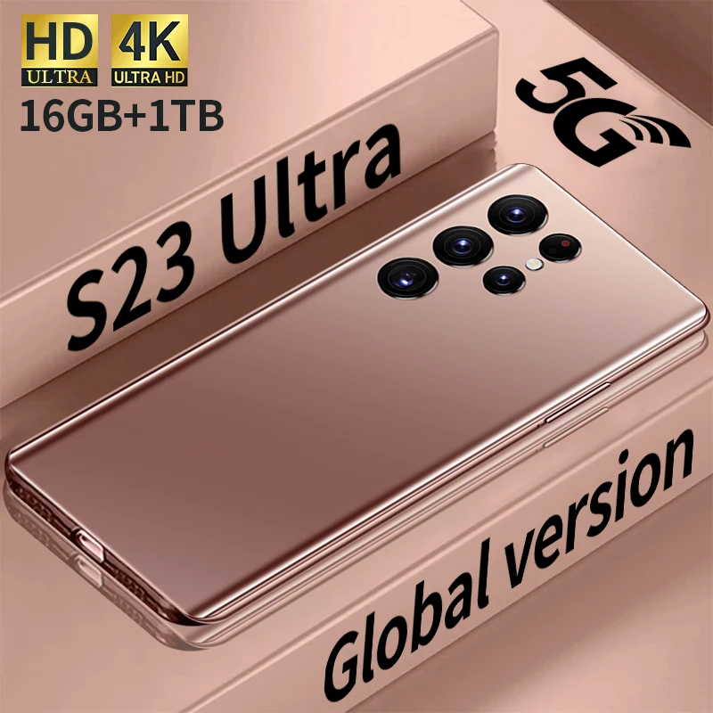 S23 Ultra 2023 Brand New 7.2 Inch HD 16+1TB Full Screen Global Version Unlocked android New Smart Cell Phone 5G Mobile Phones
S23 Ultra 2023 Brand New 7.2 Inch HD 16+1TB Full Screen Global Version Unlocked android New Smart Cell Phone 5G Mobile Phones