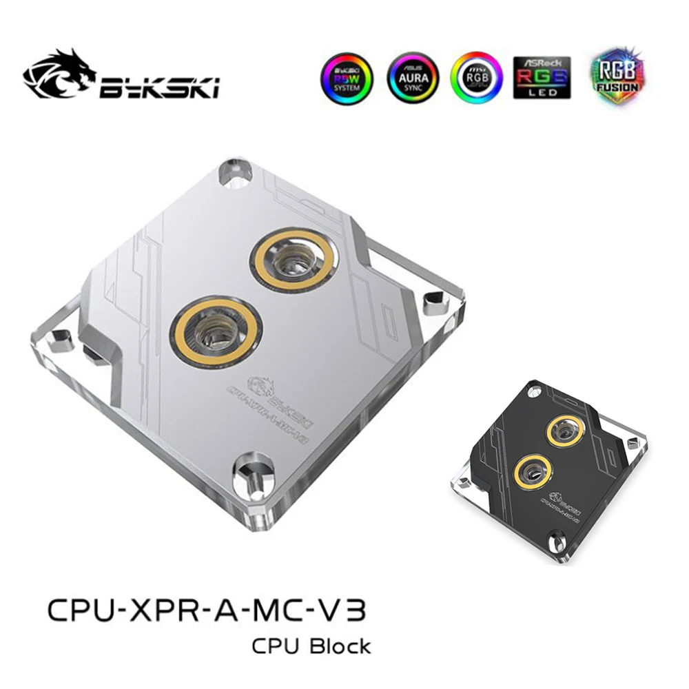 Bykski CPU-XPR-A-MC-V3 CPU Water Block For Intel Lga115x/1700/2011/2066 RBW / RGB System Microwaterway Water Cooling Block
Bykski CPU-XPR-A-MC-V3 CPU Water Block For Intel Lga115x/1700/2011/2066 RBW / RGB System Microwaterway Water Cooling Block
