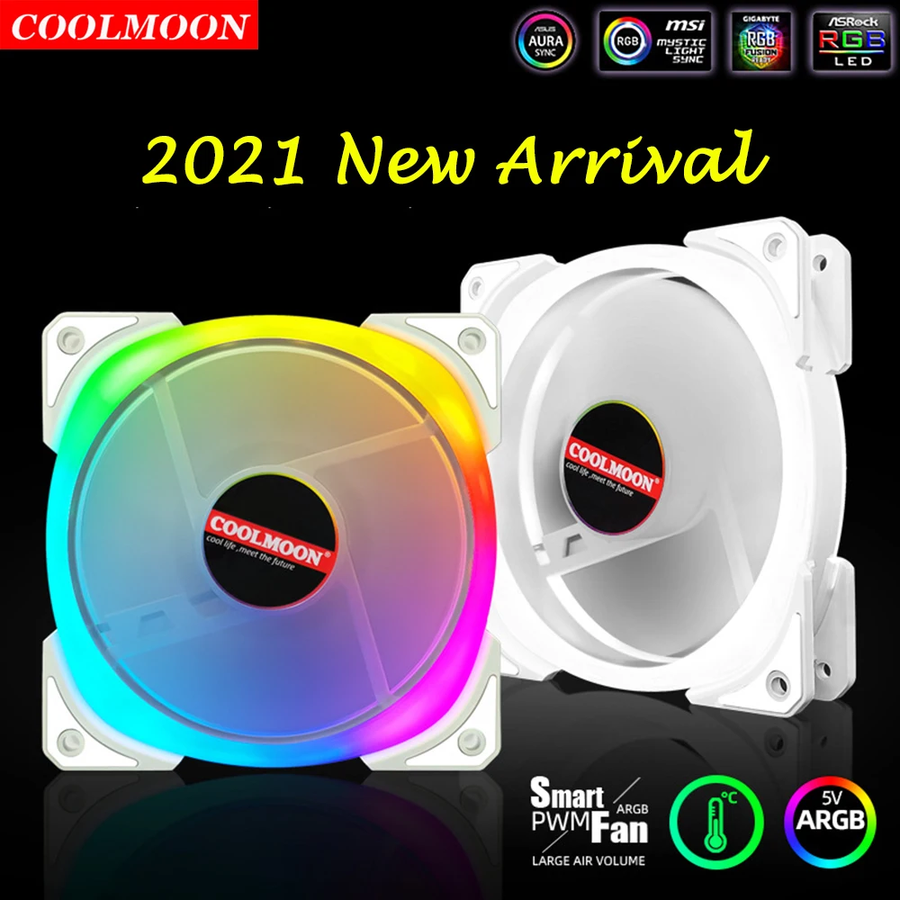 Кулер Coolmoon для компьютера, радиатор для охлаждения компьютера, 4 контакта, ШИМ, 5 В, 3 контакта, 12 см, кулер для корпуса ПК, аксессуары для водян...
Кулер Coolmoon для компьютера, радиатор для охлаждения компьютера, 4 контакта, ШИМ, 5 В, 3 контакта, 12 см, кулер для корпуса ПК, аксессуары для водян...