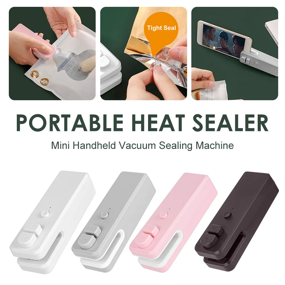 2 In 1 Heat Sealer Rechargeable Mini Handheld Vacuum Sealing Machine Food Bag Snack Plastic Bags Sealer For Kitchen Home
2 In 1 Heat Sealer Rechargeable Mini Handheld Vacuum Sealing Machine Food Bag Snack Plastic Bags Sealer For Kitchen Home