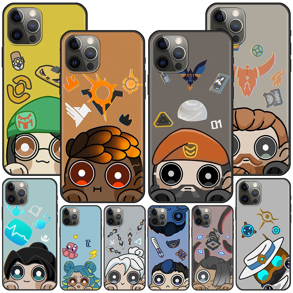 Game Valorant Cute Case for Apple iPhone 14 11 13 Mini 12 Pro Max XR 7 8 + SE 2020 XS 6 6s Plus 5 5s Black Silicone Phone Cover
Game Valorant Cute Case for Apple iPhone 14 11 13 Mini 12 Pro Max XR 7 8 + SE 2020 XS 6 6s Plus 5 5s Black Silicone Phone Cover