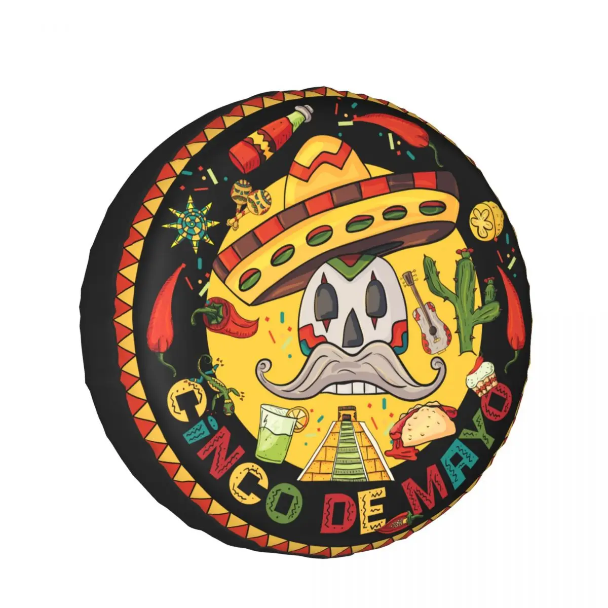 Car Wheel Tyre Cover 13/14/15/16 Inch Mexican Skull In Sombrero Spare Tire Cover Case Soft Protector Pouch Car Accessories
Car Wheel Tyre Cover 13/14/15/16 Inch Mexican Skull In Sombrero Spare Tire Cover Case Soft Protector Pouch Car Accessories