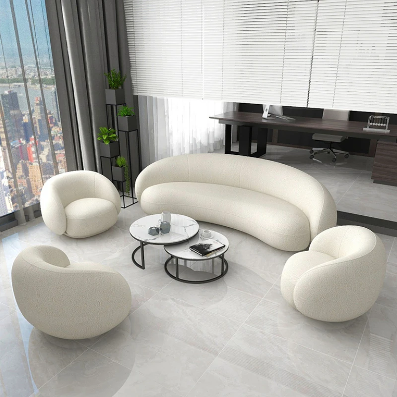 Nordic Reception Simple Modern Living Room Sofa Small Apartment Creative Circular Celebrity Couch Divano Home Furniture WK
Nordic Reception Simple Modern Living Room Sofa Small Apartment Creative Circular Celebrity Couch Divano Home Furniture WK