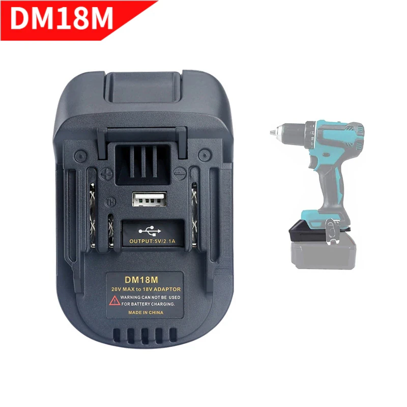 DM18M Battery Adapter for Milwaukee to forMakita Battery for Milwaukee for Dewalt 18V 20V Battery Convert for Makita 18V Battery
DM18M Battery Adapter for Milwaukee to forMakita Battery for Milwaukee for Dewalt 18V 20V Battery Convert for Makita 18V Battery