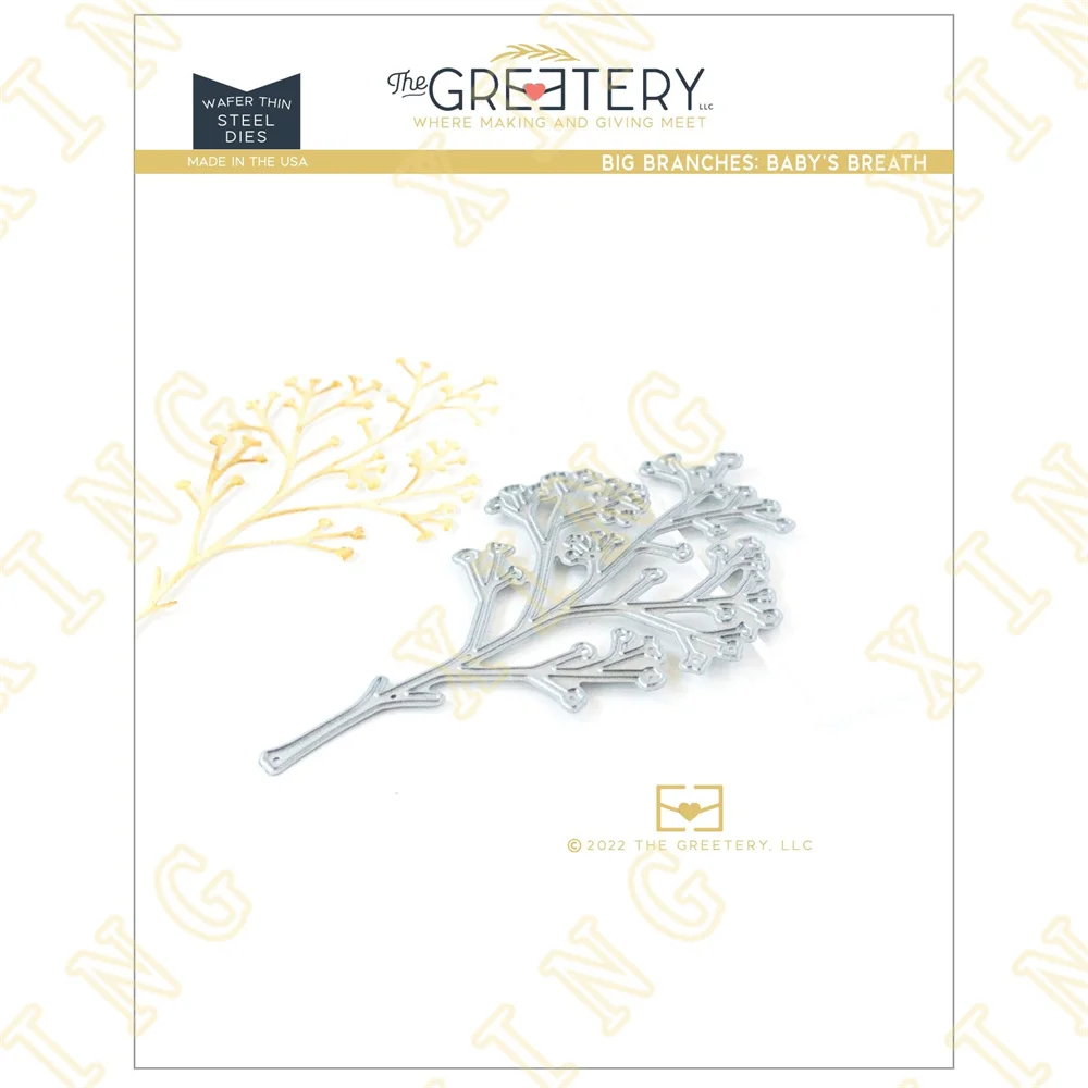 Big Branches: Baby's Breath Metal Cutting Die Scrapbook Embossed Paper Card Album Craft Template Cut Die Stencils New Arrival
Big Branches: Baby's Breath Metal Cutting Die Scrapbook Embossed Paper Card Album Craft Template Cut Die Stencils New Arrival