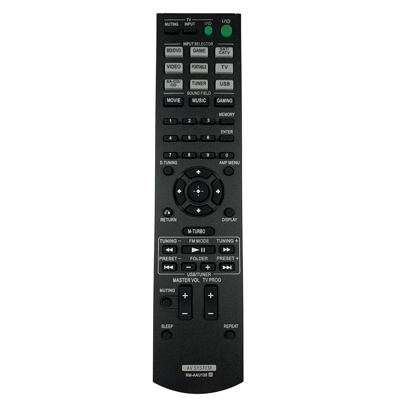 Новая модель, пульт дистанционного управления для Sony RM-AAU135 AAU136 SS-замена пульта дистанционного управления усилителем мощности MSP7M
Новая модель, пульт дистанционного управления для Sony RM-AAU135 AAU136 SS-замена пульта дистанционного управления усилителем мощности MSP7M