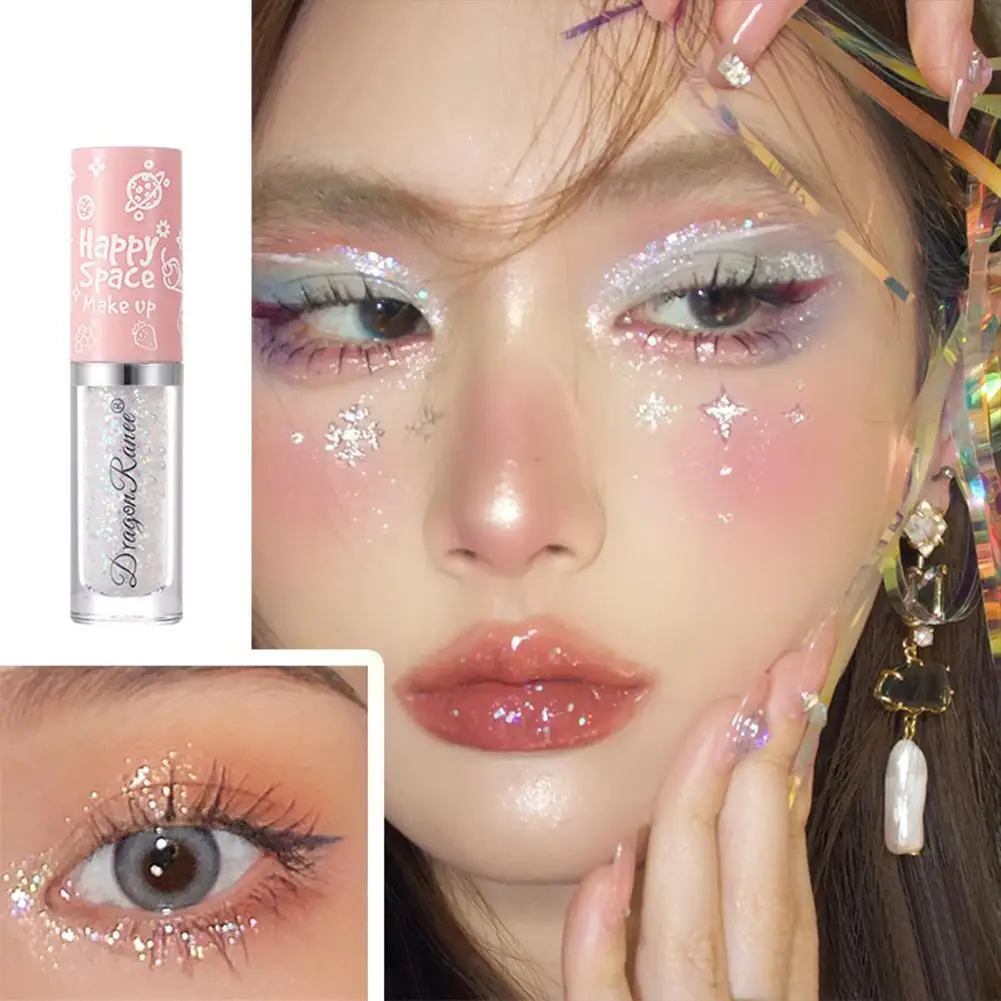 

1pc Liquid Eyeshadow Stick Pearlescent Eyeliner Shimmer Cosmetic Glitter Shiny Shiny Highlight Eye And Make Sequins Silkwor P7F2