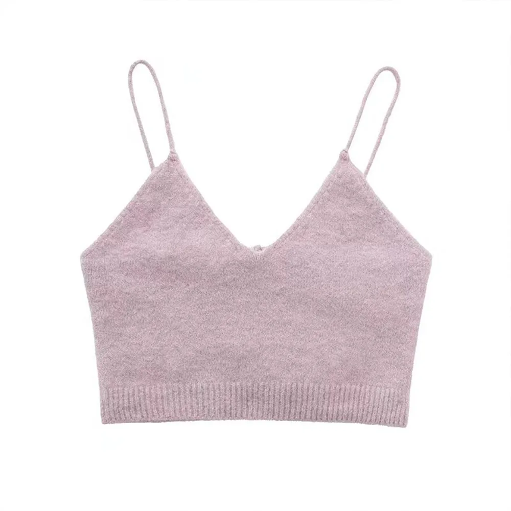 DiYiG WOMAN 2021 Fashion New Backless Cropped Knit Top Retro V-Neck Sleeveless Camisole Chic Blouse Mujer
DiYiG WOMAN 2021 Fashion New Backless Cropped Knit Top Retro V-Neck Sleeveless Camisole Chic Blouse Mujer
