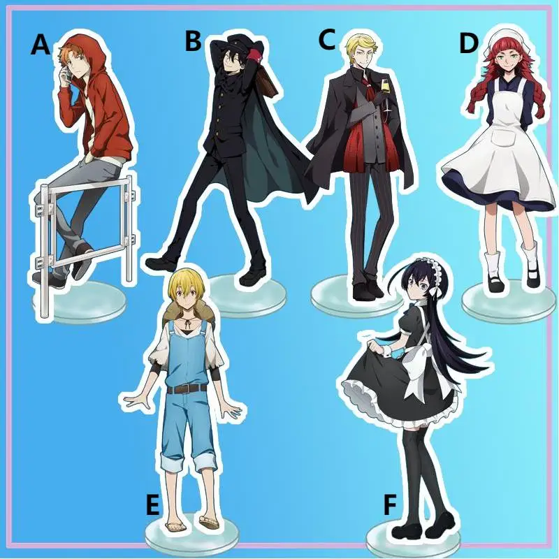 Anime Stand Bungo Stray Dogs Fitzgerald Francis Scott Key Edogawa Ranpo Miyazawa Kenji Acrylic Figure Display 15cm
Anime Stand Bungo Stray Dogs Fitzgerald Francis Scott Key Edogawa Ranpo Miyazawa Kenji Acrylic Figure Display 15cm