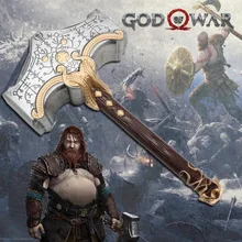 God of War Mjollnir Blades of Athena Kratos Chaos Blade Weapon Levitans axe PU foam Katana Sword Weapons Game Toys for Gift
