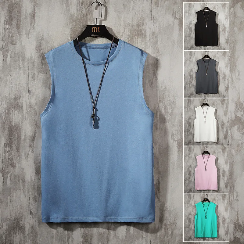 Summer t-shirt vest men's sleeveless trendy ins fashion sports vest wide-shoulder undershirt simple and comfortable top
Summer t-shirt vest men's sleeveless trendy ins fashion sports vest wide-shoulder undershirt simple and comfortable top