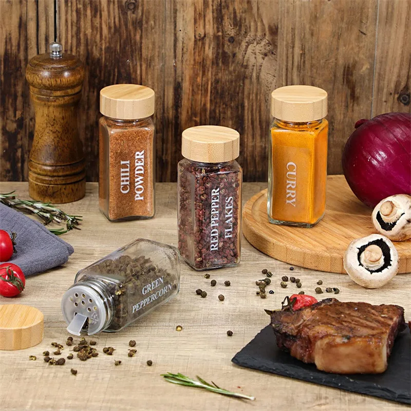 10pcs Glass Spice Jar Set Kitchen Utensils Spice Storage Container Organizer 120ml Salt Pepper Shaker Home Cooking Accessories
10pcs Glass Spice Jar Set Kitchen Utensils Spice Storage Container Organizer 120ml Salt Pepper Shaker Home Cooking Accessories