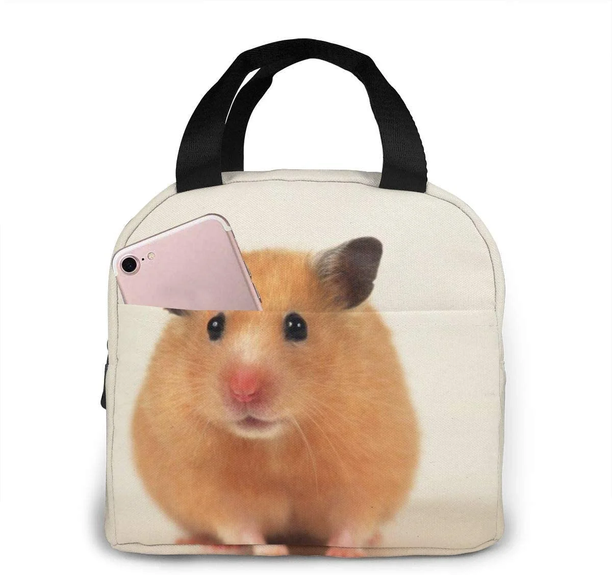 Lovely Small Hamster Lunch Bag Insulated Lunch Box Waterproof Meal Prep Cooler Tote For Picnic Camping Work Travel
Lovely Small Hamster Lunch Bag Insulated Lunch Box Waterproof Meal Prep Cooler Tote For Picnic Camping Work Travel