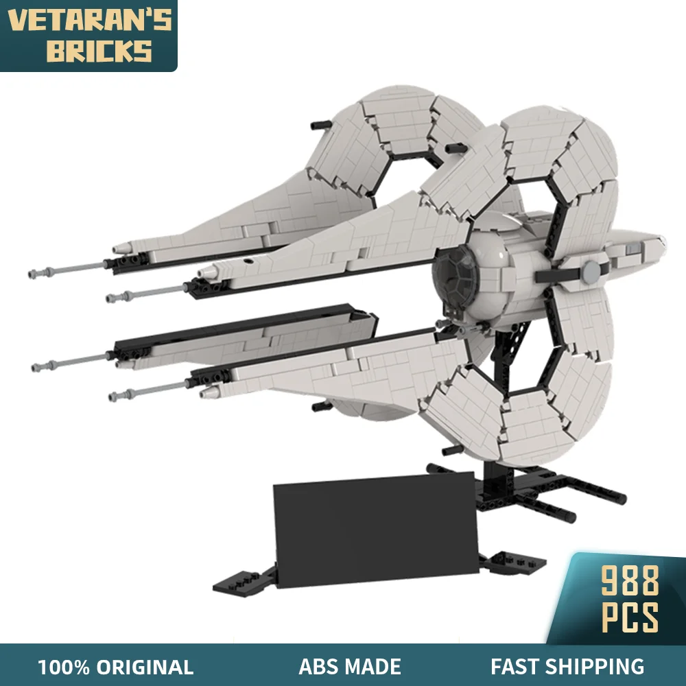 MOC UCS Chiss Nssis Class Clawcraft Star Ships Wars Space Shuttle Model Building Blocks Construction Toys for Kids Festival Gift
MOC UCS Chiss Nssis Class Clawcraft Star Ships Wars Space Shuttle Model Building Blocks Construction Toys for Kids Festival Gift
